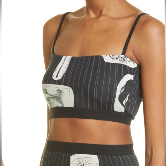 ELLISS London Pinstripe Bralette Sustainable Sold Out Piece Medium - Picture 8 of 10